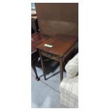 Vintage mahogany dropside table with drawer by