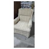 Upholstered living room armchair by Sherril