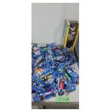 Pez dispensers and m&M