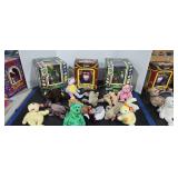 Beanie babies and m&m dispensers