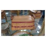 Longaberger basket with liner and protector