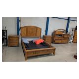 Five-Piece king size bedroom suit king size bed,