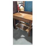 Oak server with flashback 34 x18x 36