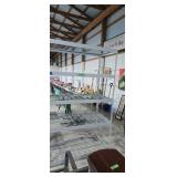 Metal adjustable shelving unit 48x 24x 78