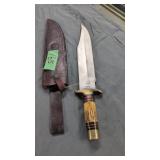Timber rattler tr86 knife with sheath 16.5 in