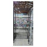 Metal roll around shelf 36 x18 x76