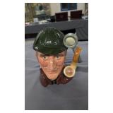 Large Royal Dalton Toby mug the sleuth