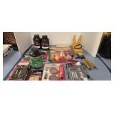 Gun cleaning kits muscle loading propellant etc
