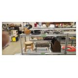 Footstools magazine rack pots and pans towel racks