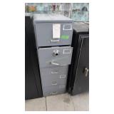 Five drawer insulated steel locking file cabinet
