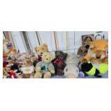 Boys bears and stuffed animals