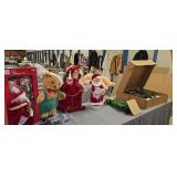 Lot of Christmas decorative figures etc