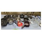 Lot of pots pans etc