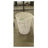 Wicker clothes basket