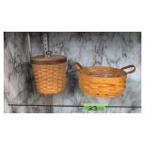 Pair of longaberger baskets