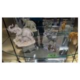 Lennox elephant figure and silver and gold