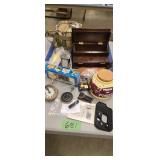 Clocks jewelry box camo bag etc