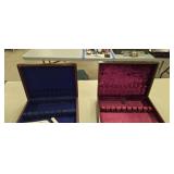 Pair of silverware cases