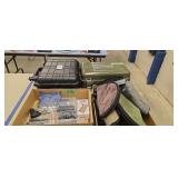 Pistol grips pistol storage boxes and zipper