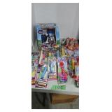 Red white and blue m&m motorcycle dispenser with