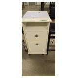 Roll around storage cabinet