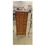 Seven drawer tall chest