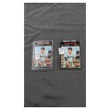 Pair of Bert blyleven rookie cards