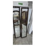 Pair of modern decorative mirrors