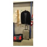 Fur coat and jacket XL with luggage and bag
