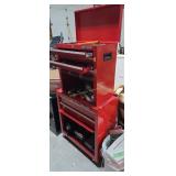Craftsman stacking roll around tool box with tools