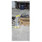 Chain hoist metal wheel yard tool holder fan box