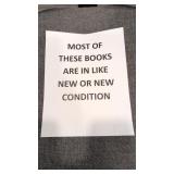 Note most of these books are in like new or new