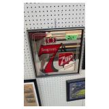 Frame Advertising Mirror Seagram