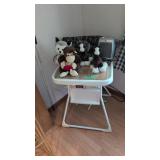 Century High Chair With Stuffed Animal Figures