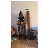 Wine Rack Electric Heater Wooden Sign