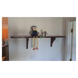 shelf with figures