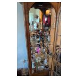 contents of curio cabinet to include figurines