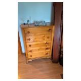 vintage 5 drawer dresser 34 x44 x18