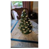 Vintage Ceramic Christmas Tree 13 Inches Tall