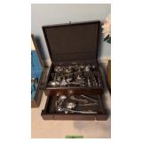 Set Of Silver Plated Flatware