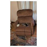 Electric Recliner With Items In Seat