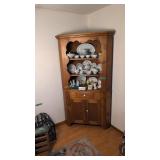 Vintage Corner Cupboard 44 By 76 By 22