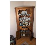 Contents Of Corner Cabinet Set Of China Snow