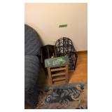 Magazine Rack With Two Wine Racks