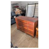 vintage Kling cherry bracket foot dresser with