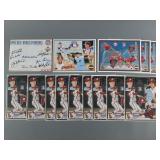 14pc Upper Deck Heroes of Baseball Sheets Lot