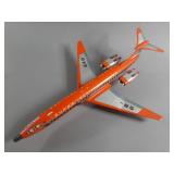 Vtg Tomiyama Super Sonic Jetliner Tin Airplane