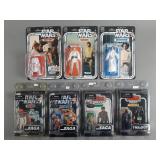 7pc Star Wars Saga & 40th Ann Black Series Figures