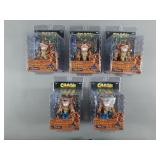 5pc Neca Crash Bandicoot w/ Jet Pack Figures NIP