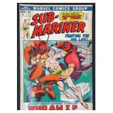 Sub-Mariner #50 1972 Key Marvel Comic Book